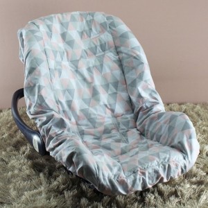 Capa de Bebê Conforto TR - Losango Rosa