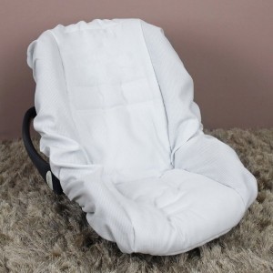 Capa de Bebê Conforto TR - Piquet Branco