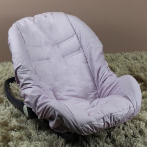 Capa de Bebê Conforto TR - Lilás com Branco