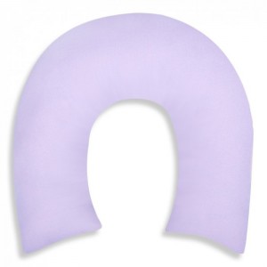 Protetor de Pescoço - Lilás com Branco