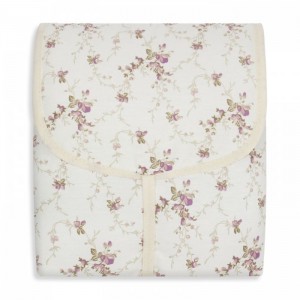 Trocador Portátil c/ Bolsos Internos - Floral Ferrugem
