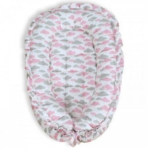 Ninho Redutor para Bebê - Nuvem Rosa