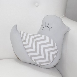 Almofada Decorativa Passarinho - Chevron