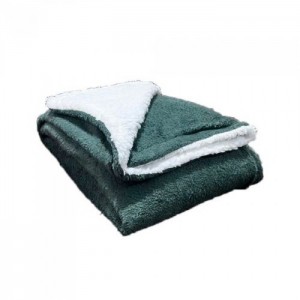Cobertor com Sherpa - Verde Musgo