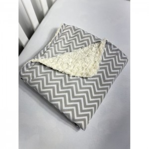 Cobertor de Sherpa Estampado M - Chevron