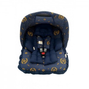 Kit Para Bebê Conforto 05 Pçs TR - Nobreza Marinho Com Dourado