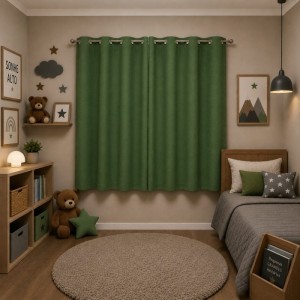 Cortina Micropercal - Verde